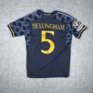 Adidas Real Madrid Jersey Mens S Navy Away Bellingham 5 Soccer Football Shirt